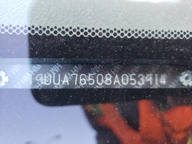 Photo 10 from auction – 2008 ACURA TL TYPE S with VIN 19UUA76508A053914