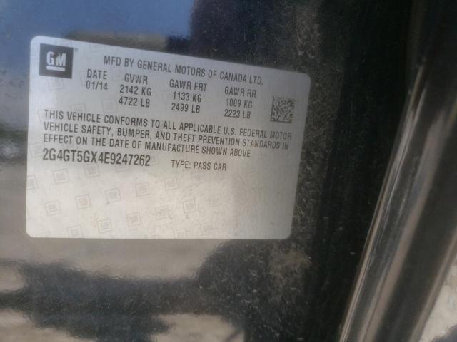 Photo 10 from auction – 2014 BUICK REGAL GS with VIN 2G4GT5GX4E9247262