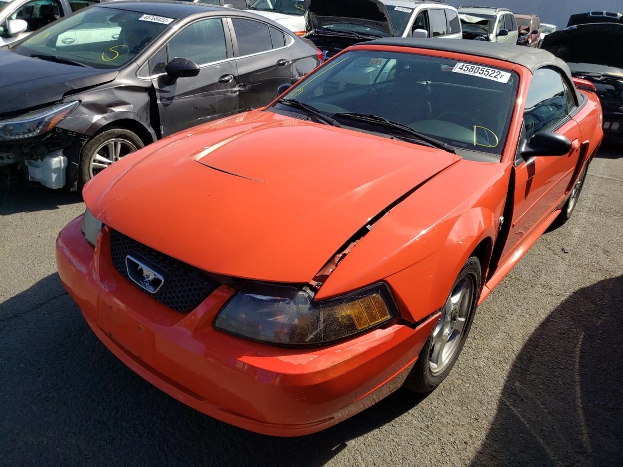 Photo 2 from auction – 2004 FORD MUSTANG with VIN 1FAFP44454F123201