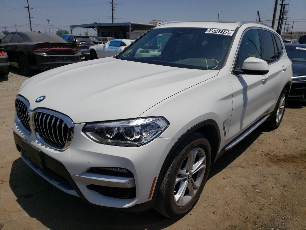 Photo 2 from auction – 2020 BMW X3 SDRIVE3 with VIN 5UXTY3C01L9C01457