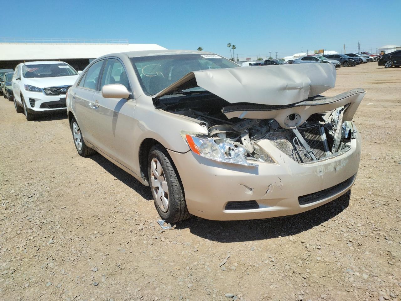 TOYOTA CAMRY CE 2007 with VIN 4T1BE46KX7U655968 - Photo from auction