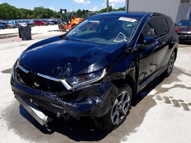 Photo 2 from auction – 2017 HONDA CR-V EX with VIN 7FARW1H59HE003704