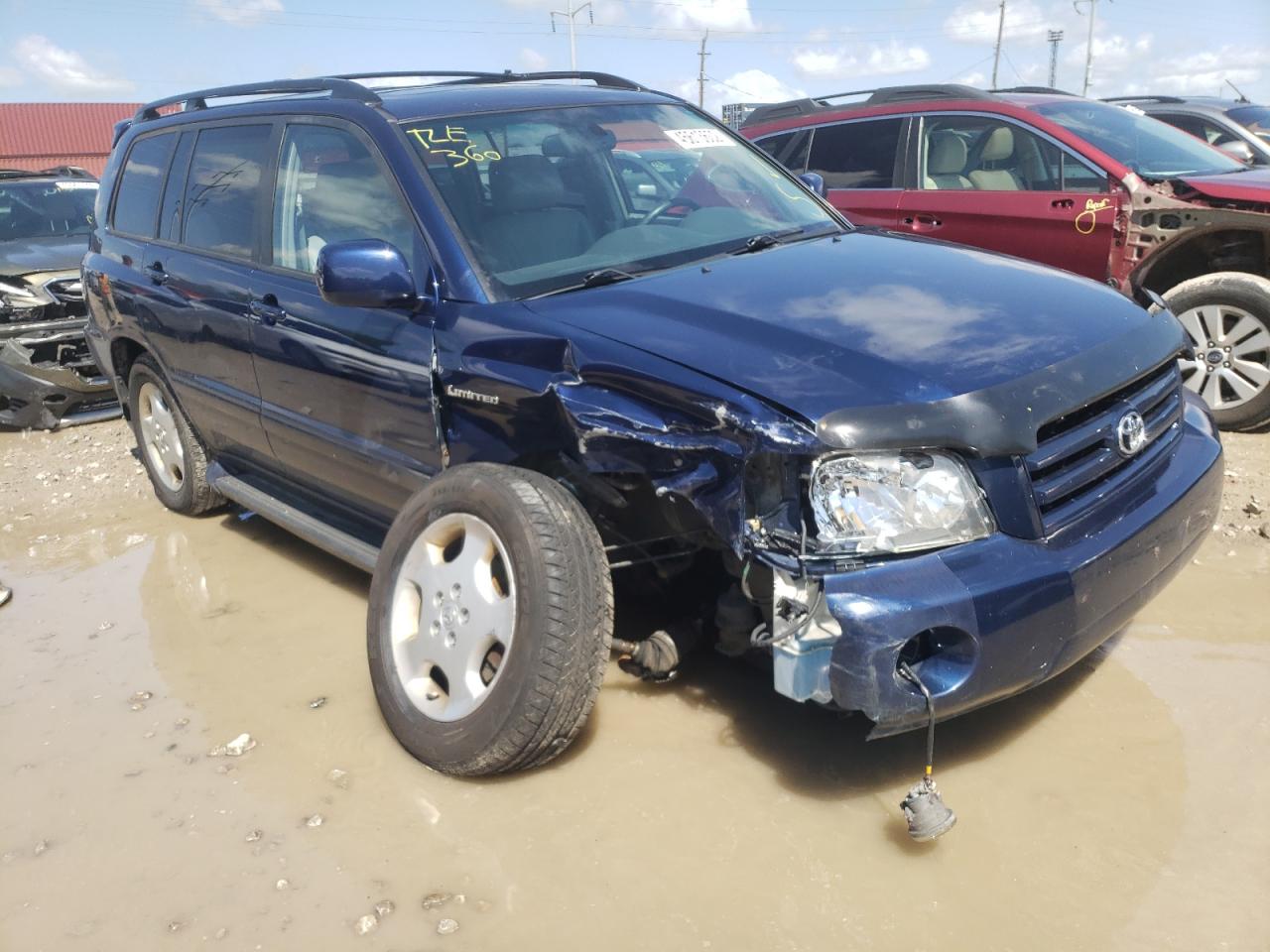 TOYOTA HIGHLANDER 2005 with VIN JTEEP21A250068307 - Photo from auction