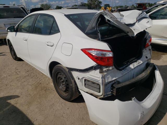 Photo 3 from auction – 2015 TOYOTA COROLLA L with VIN 2T1BURHE0FC303389