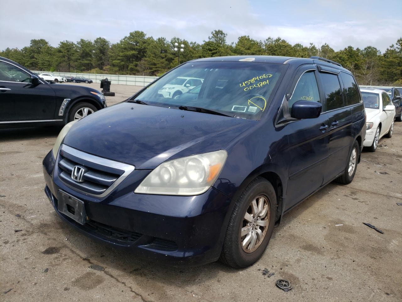 Photo 2 from auction – 2006 HONDA ODYSSEY EX with VIN 5FNRL387X6B004701