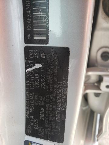 Photo 10 from auction – 2016 KIA FORTE EX with VIN KNAFX4A81G5456701
