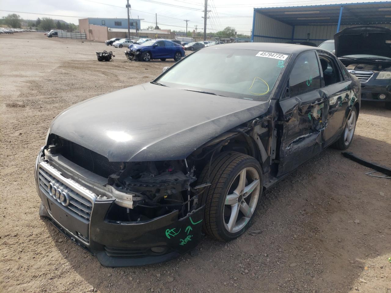 Photo 2 from auction – 2011 AUDI A4 PREMIUM with VIN WAUFFAFL5BN003995