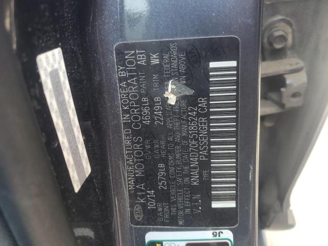 Photo 10 from auction – 2015 KIA CADENZA PR with VIN KNALN4D70F5186242