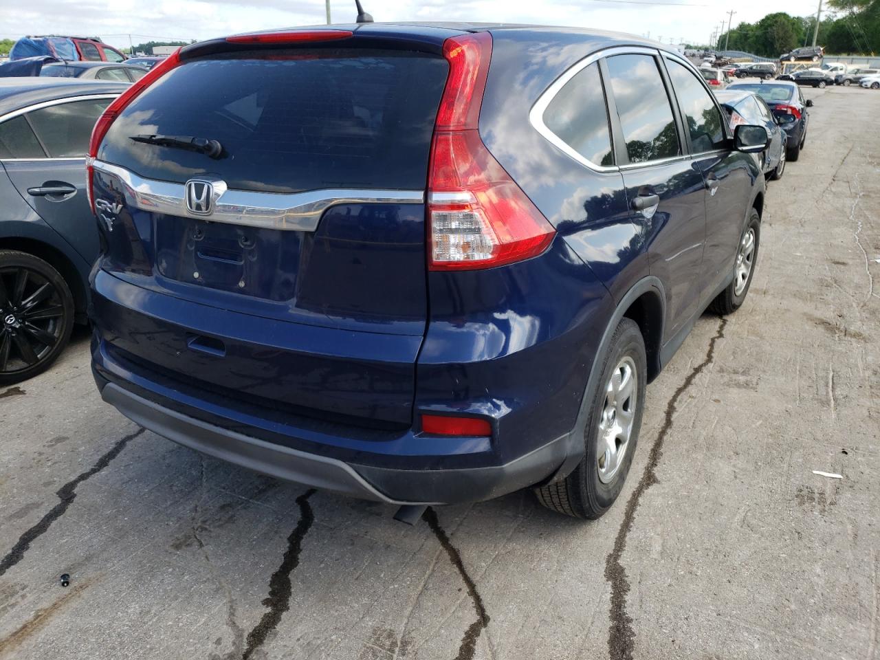 Photo 4 from auction – 2015 HONDA CR-V LX with VIN 3CZRM3H39FG712078