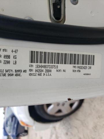 Photo 10 from auction – 2007 DODGE CALIBER R/ with VIN 1B3HB48B37D337518