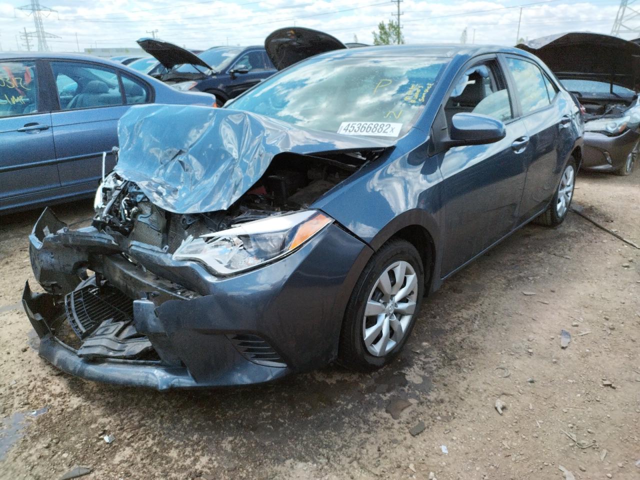 Photo 2 from auction – 2015 TOYOTA COROLLA L with VIN 2T1BURHE7FC425344