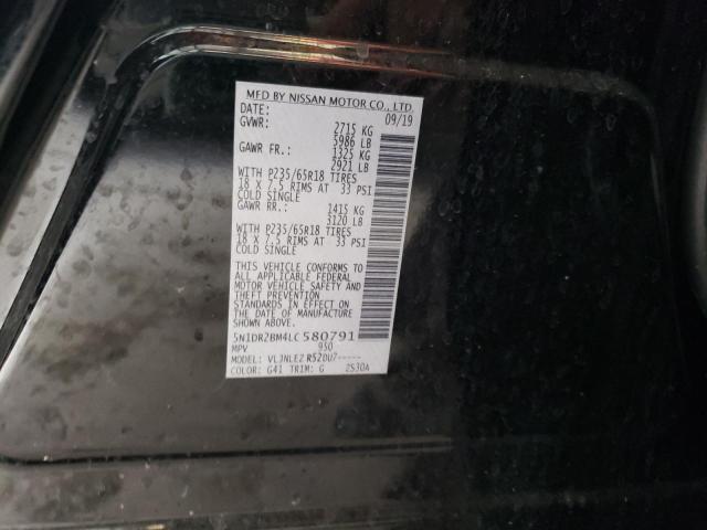 Photo 10 from auction – 2020 NISSAN PATHFINDER with VIN 5N1DR2BM4LC580791
