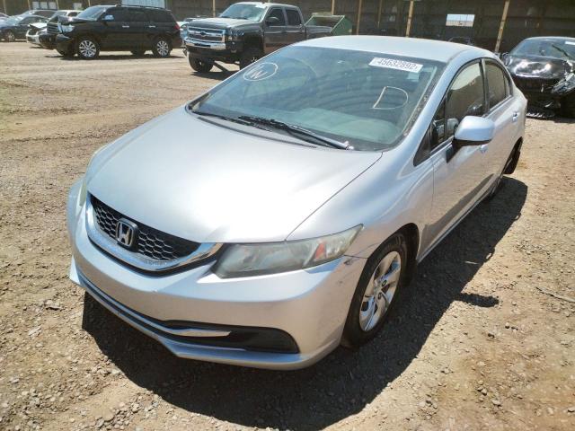 Photo 2 from auction – 2013 HONDA CIVIC LX with VIN 19XFB2F51DE026137
