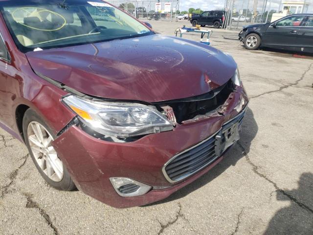 Photo 9 from auction – 2014 TOYOTA AVALON BAS with VIN 4T1BK1EB1EU124681