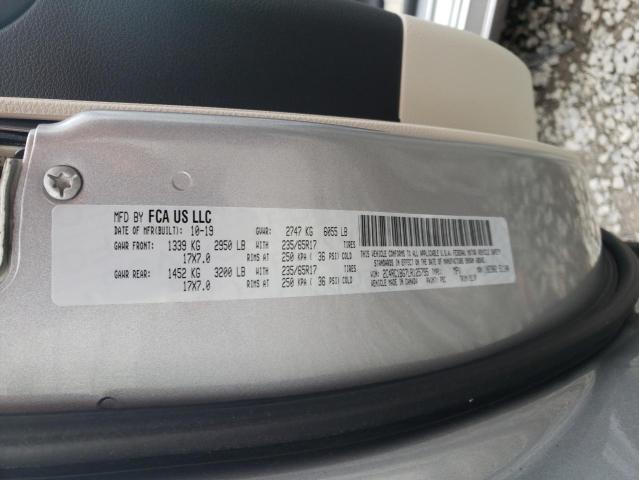 Photo 10 from auction – 2020 CHRYSLER PACIFICA T with VIN 2C4RC1BG7LR125795