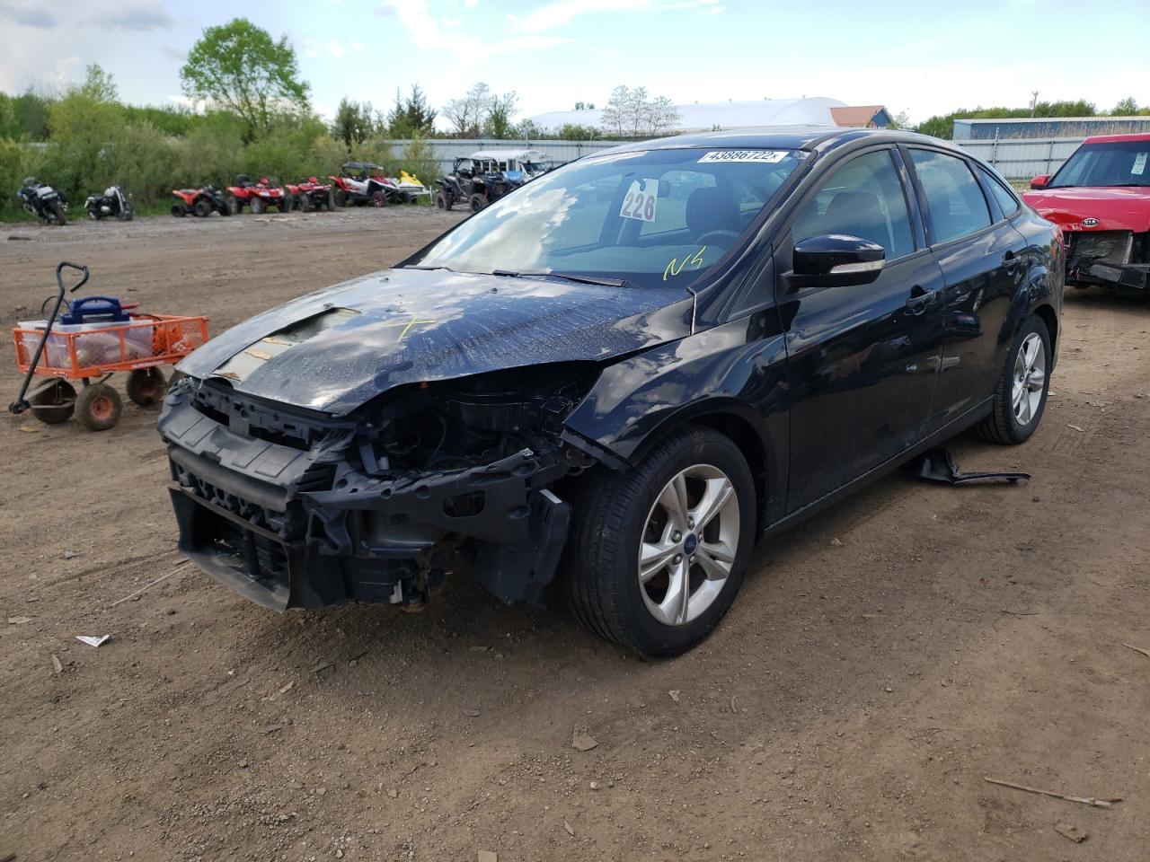 Photo 2 from auction – 2014 FORD FOCUS SE with VIN 1FADP3F25EL116152