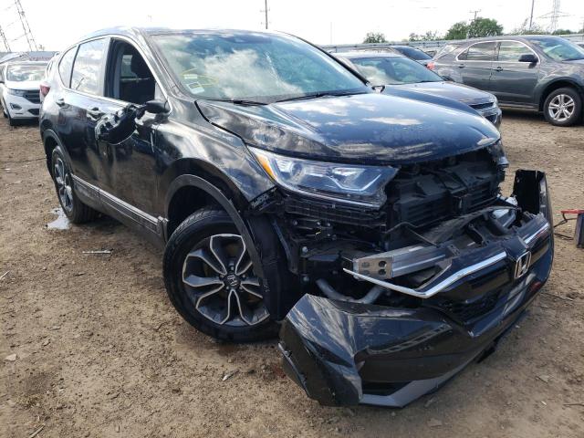HONDA CR-V EX 2021 with VIN 5J6RW2H50ML023472 - Photo from auction