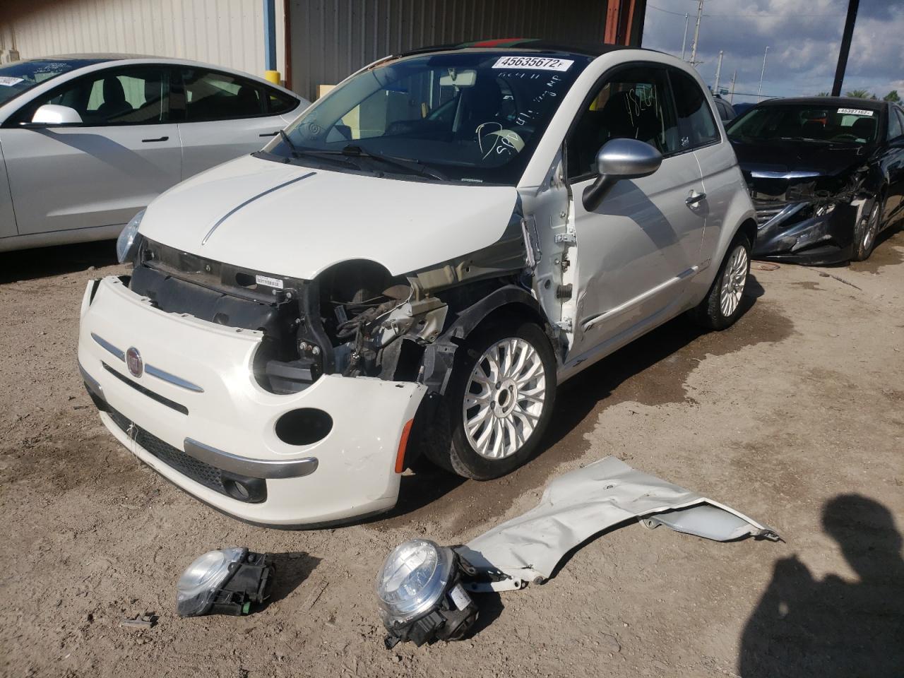 Photo 2 from auction – 2012 FIAT 500 LOUNGE with VIN 3C3CFFER4CT302442