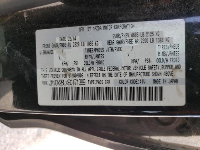 Photo 10 from auction – 2014 MAZDA 5 SPORT with VIN JM1CW2BLXE0171389