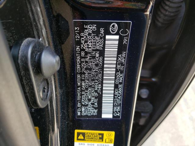 Photo 10 from auction – 2014 LEXUS ES 350 with VIN JTHBK1GG8E2110686