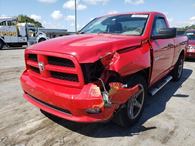 Photo 2 from auction – 2012 DODGE RAM 1500 S with VIN 3C6JD6AT8CG250792