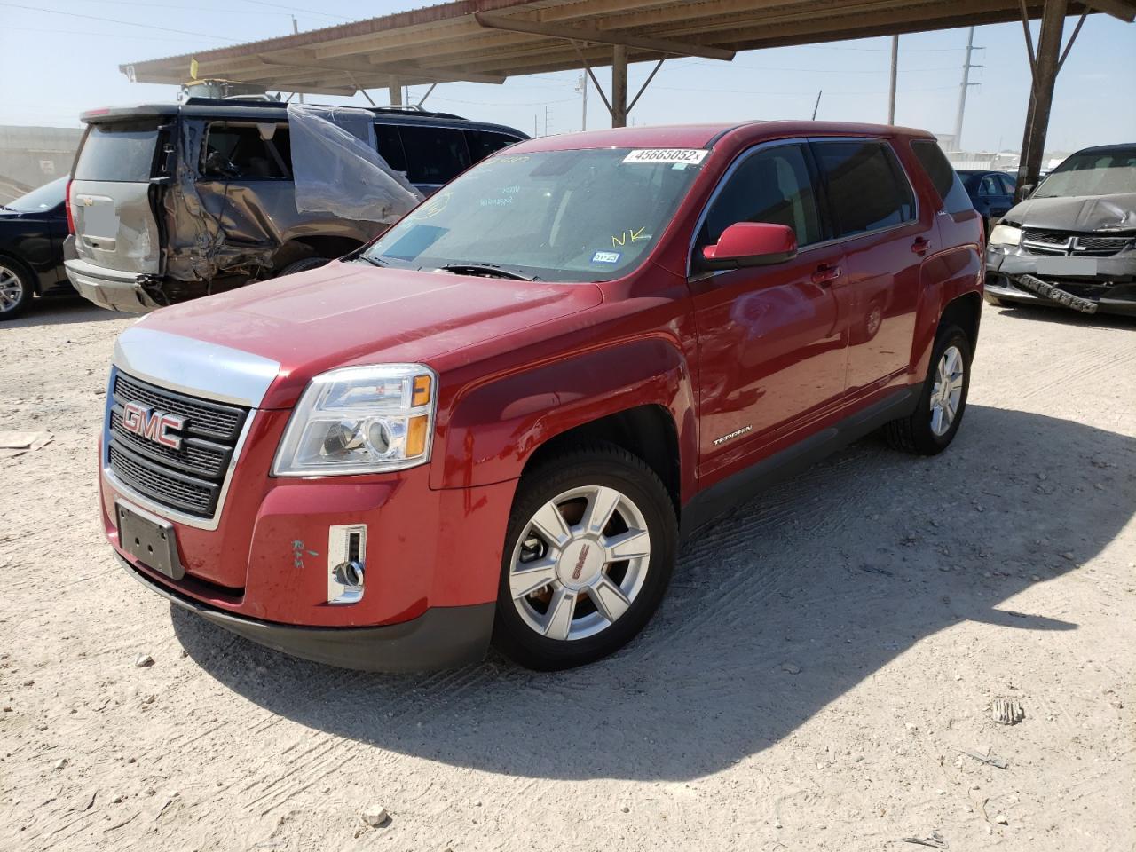 Photo 2 from auction – 2013 GMC TERRAIN SL with VIN 2GKALMEK5D6224640
