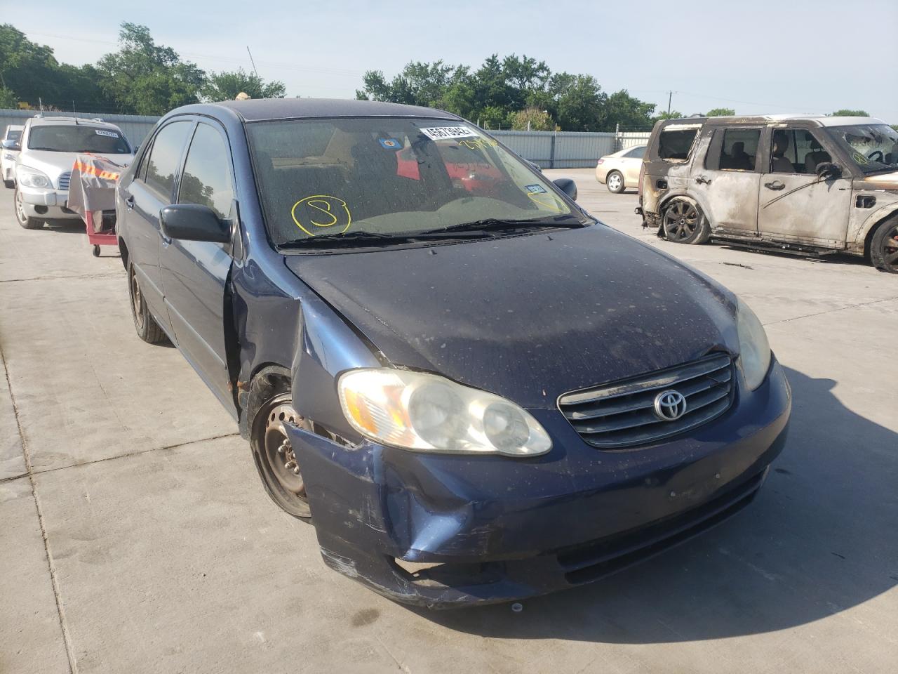 TOYOTA COROLLA CE 2004 with VIN 1NXBR32E94Z281380 - Photo from auction