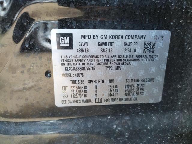 Photo 10 from auction – 2019 BUICK ENCORE PRE with VIN KL4CJASB3KB775716
