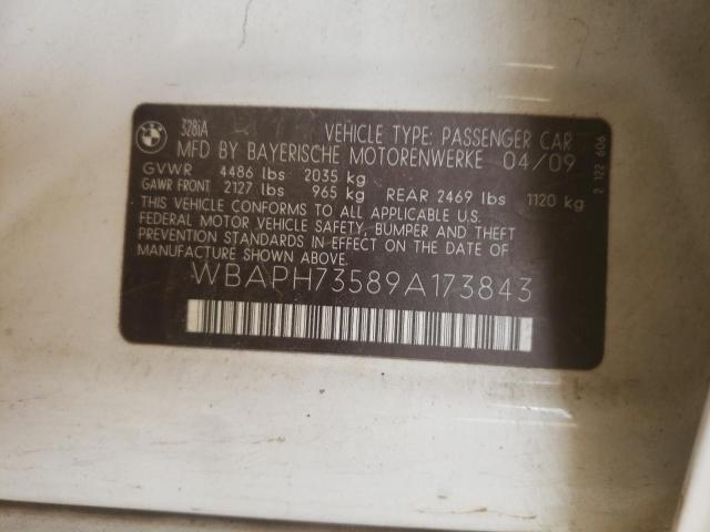 Photo 10 from auction – 2009 BMW 328 I with VIN WBAPH73589A173843