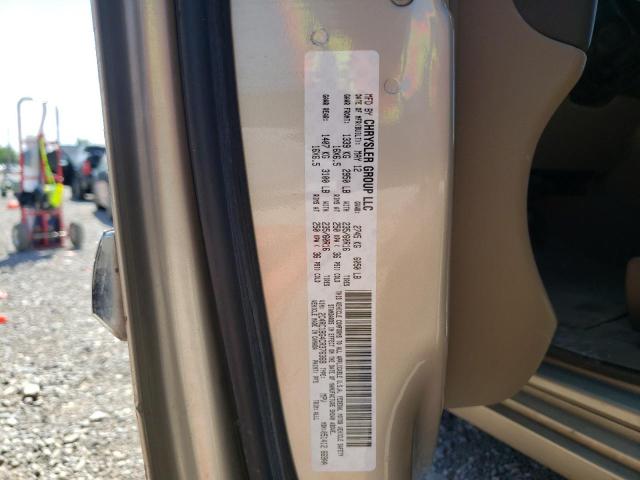 Photo 10 from auction – 2012 CHRYSLER TOWN & COU with VIN 2C4RC1BG4CR376368