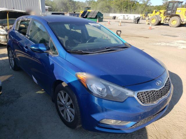 KIA FORTE EX 2014 with VIN KNAFX5A85E5169610 - Photo from auction