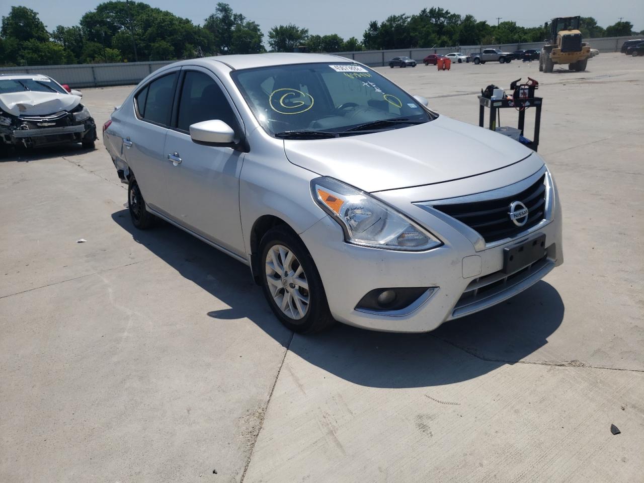 NISSAN VERSA S 2017 with VIN 3N1CN7AP4HL858981 - Photo from auction