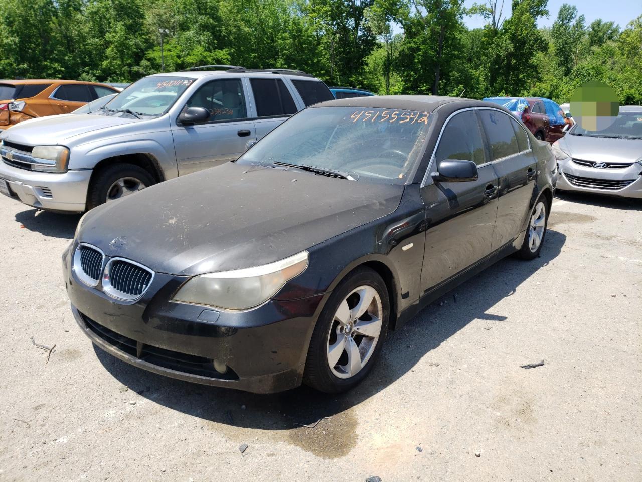 Photo 2 from auction – 2006 BMW 525 I with VIN WBANE53536CK82750