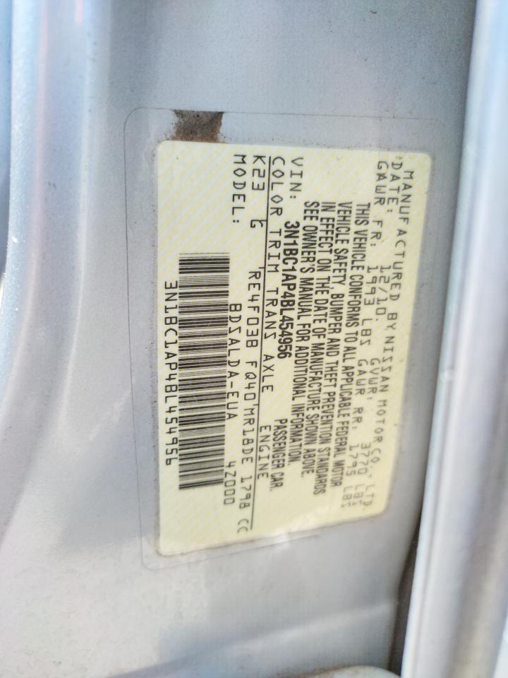 Photo 10 from auction – 2011 NISSAN VERSA S with VIN 3N1BC1AP4BL454956