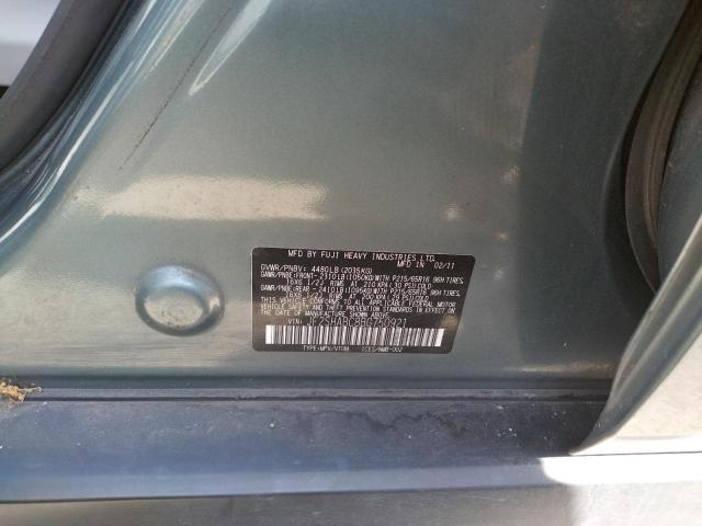 Photo 10 from auction – 2011 SUBARU FORESTER 2 with VIN JF2SHABC8BG750921