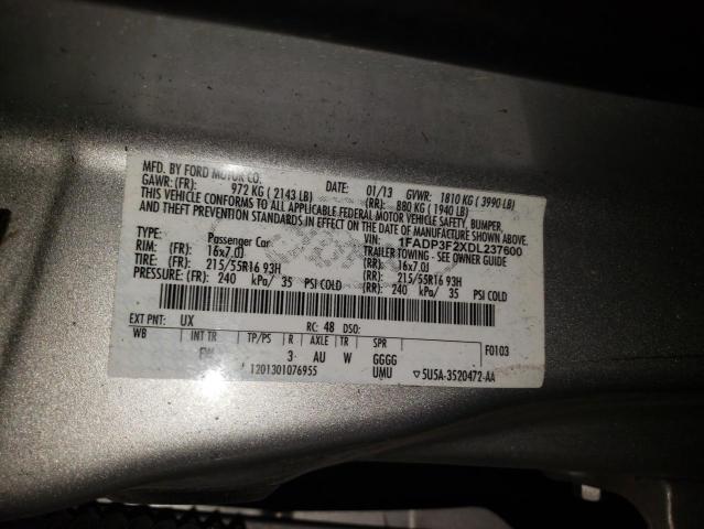 Photo 10 from auction – 2013 FORD FOCUS SE with VIN 1FADP3F2XDL237600