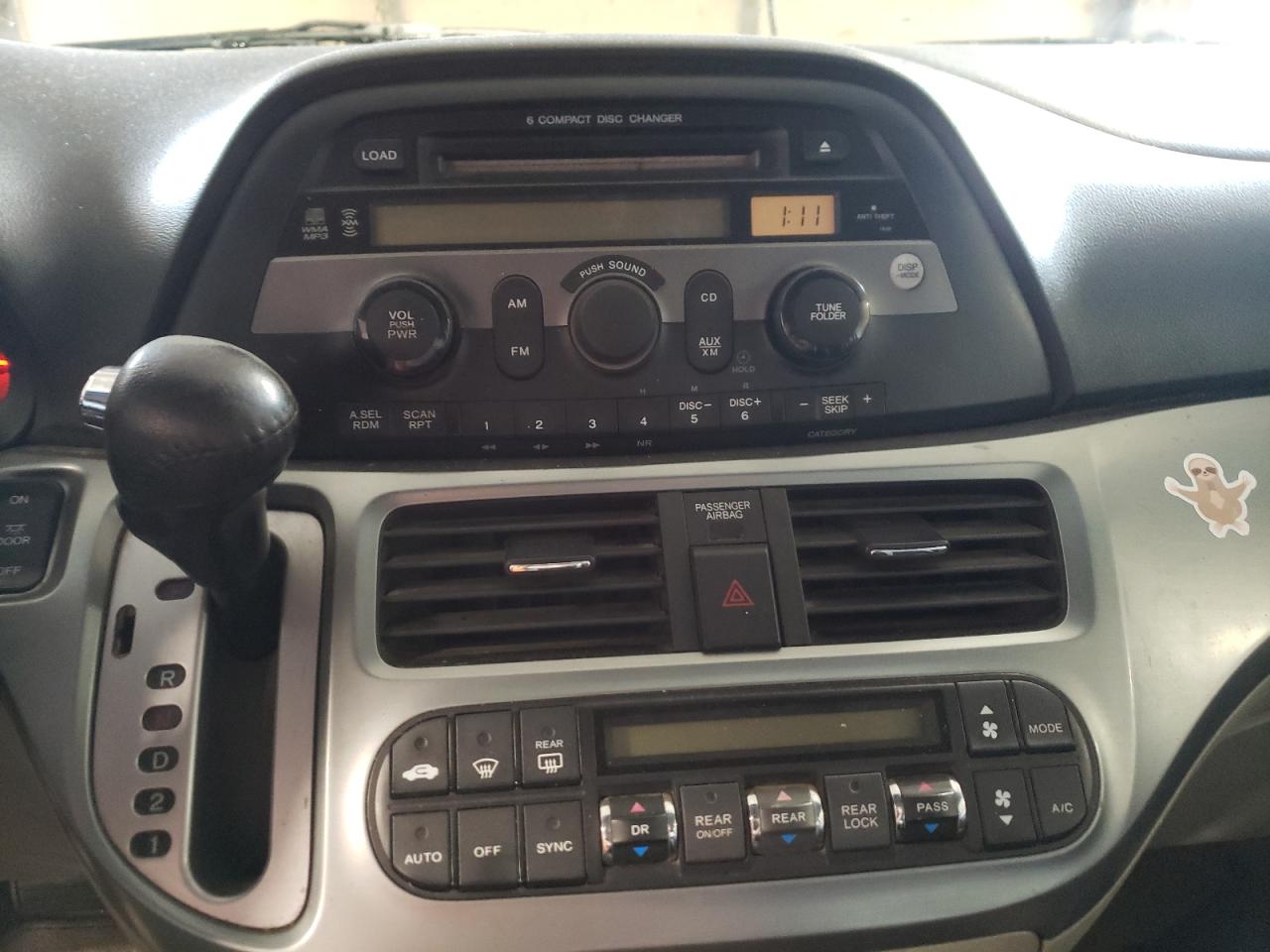 Photo 9 from auction – 2008 HONDA ODYSSEY EX with VIN 5FNRL38638B412564