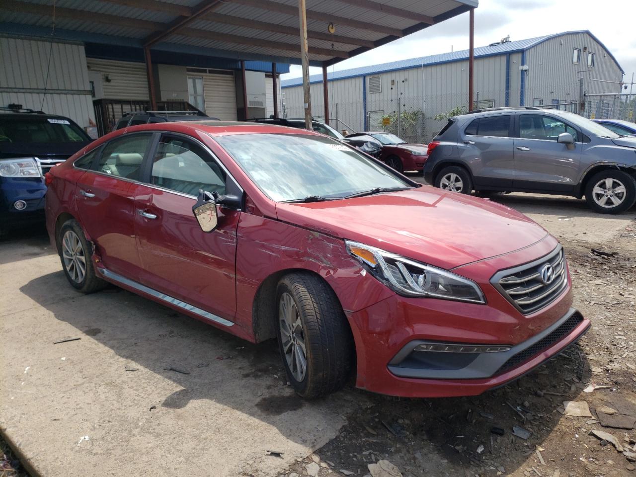HYUNDAI SONATA SPO 2016 with VIN 5NPE34AF2GH373805 - Photo from auction