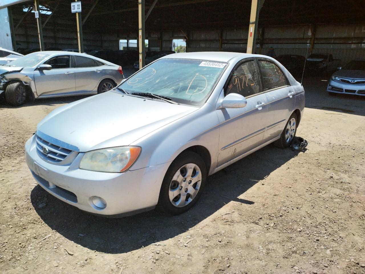 Photo 2 from auction – 2006 KIA SPECTRA LX with VIN KNAFE122965307918