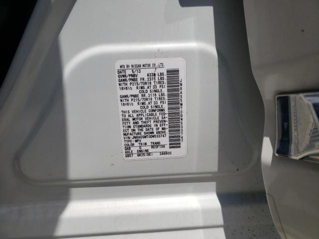 Photo 10 from auction – 2013 NISSAN ROGUE S with VIN JN8AS5MT0DW533747