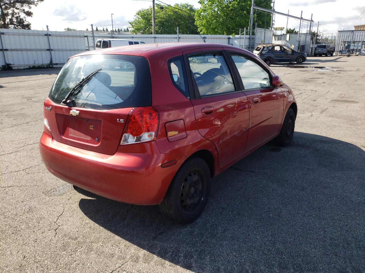 Photo 4 from auction – 2008 CHEVROLET AVEO BASE with VIN KL1TD66648B189548