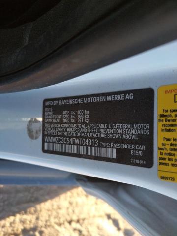 Photo 10 from auction – 2015 MINI COOPER S C with VIN WMWZC3C54FWT04913