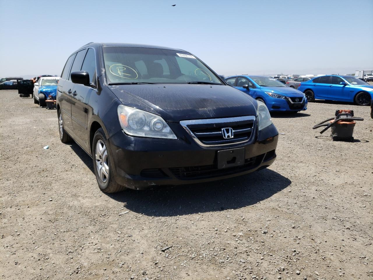 HONDA ODYSSEY EX 2007 with VIN 5FNRL387X7B065578 - Photo from auction