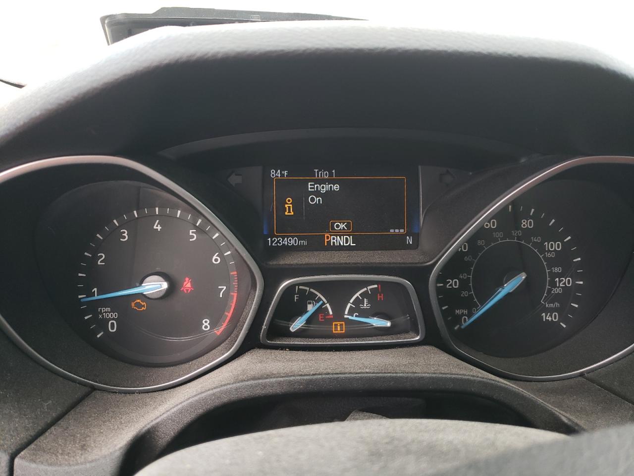 Photo 8 from auction – 2016 FORD FOCUS SE with VIN 1FADP3F20GL309411