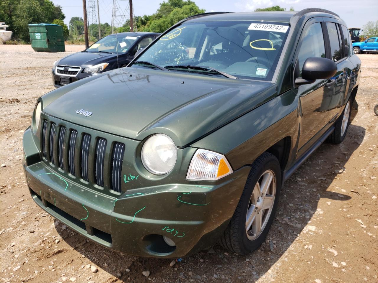 Photo 2 from auction – 2009 JEEP COMPASS SP with VIN 1J4FT47A99D101321