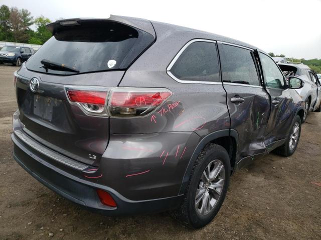 Photo 4 from auction – 2015 TOYOTA HIGHLANDER with VIN 5TDZKRFH6FS099674