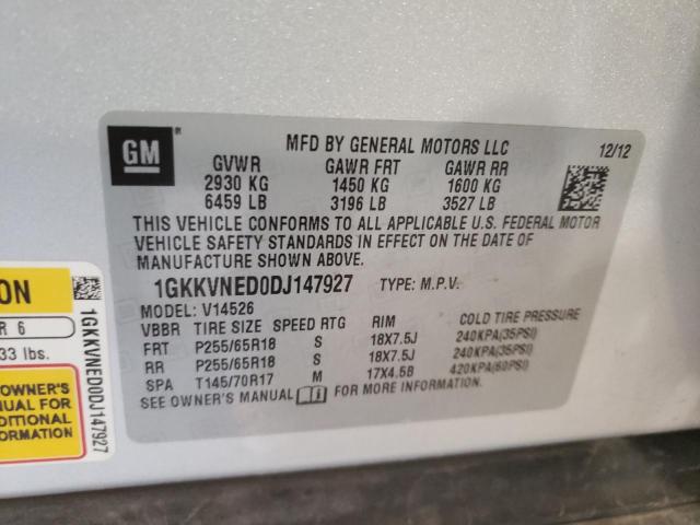 Photo 10 from auction – 2013 GMC ACADIA SLE with VIN 1GKKVNED0DJ147927