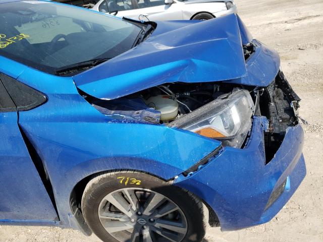 Photo 9 from auction – 2022 NISSAN VERSA SV with VIN 3N1CN8EV5NL821318