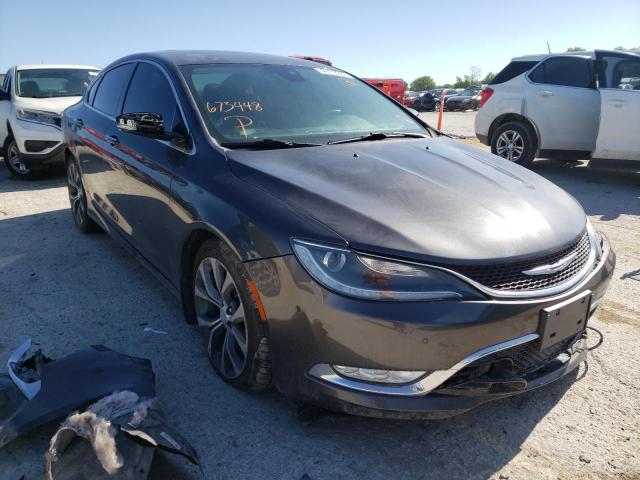 CHRYSLER 200 C 2015 with VIN 1C3CCCCG0FN673448 - Photo from auction