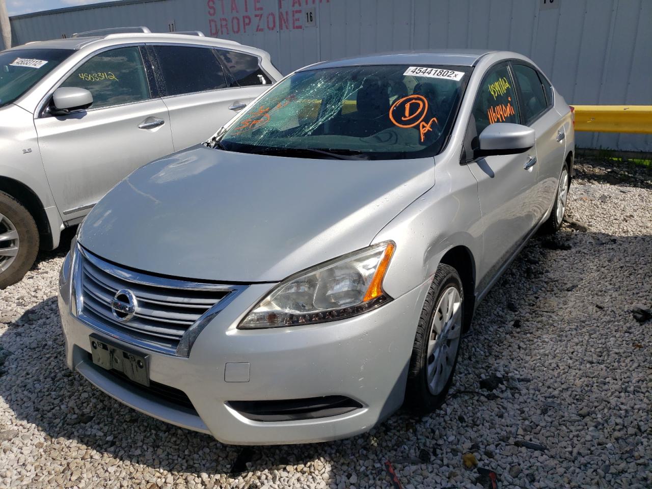 Photo 2 from auction – 2015 NISSAN SENTRA S with VIN 3N1AB7AP1FY218680